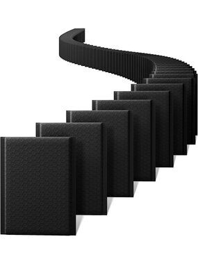 Black Opaque Padded Envelopes 6x10 Inch - 100 Pack Bubble Mailers for Shipping